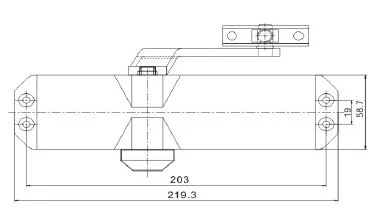 Dortec CE Certified Overhead Door Closer